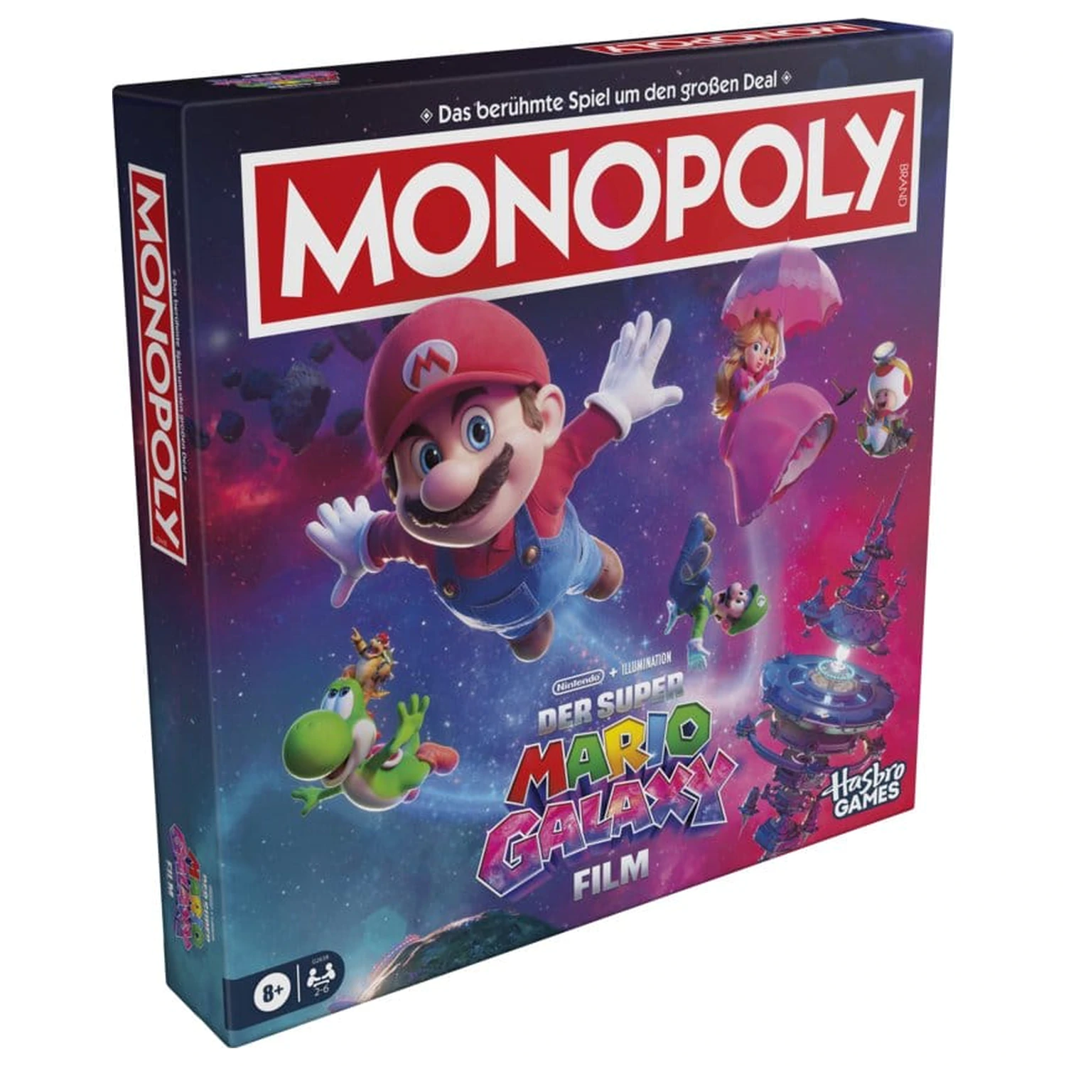 The Super Mario Galaxy Movie Monopoly Brettspiel *deutsche Version* Produktfoto