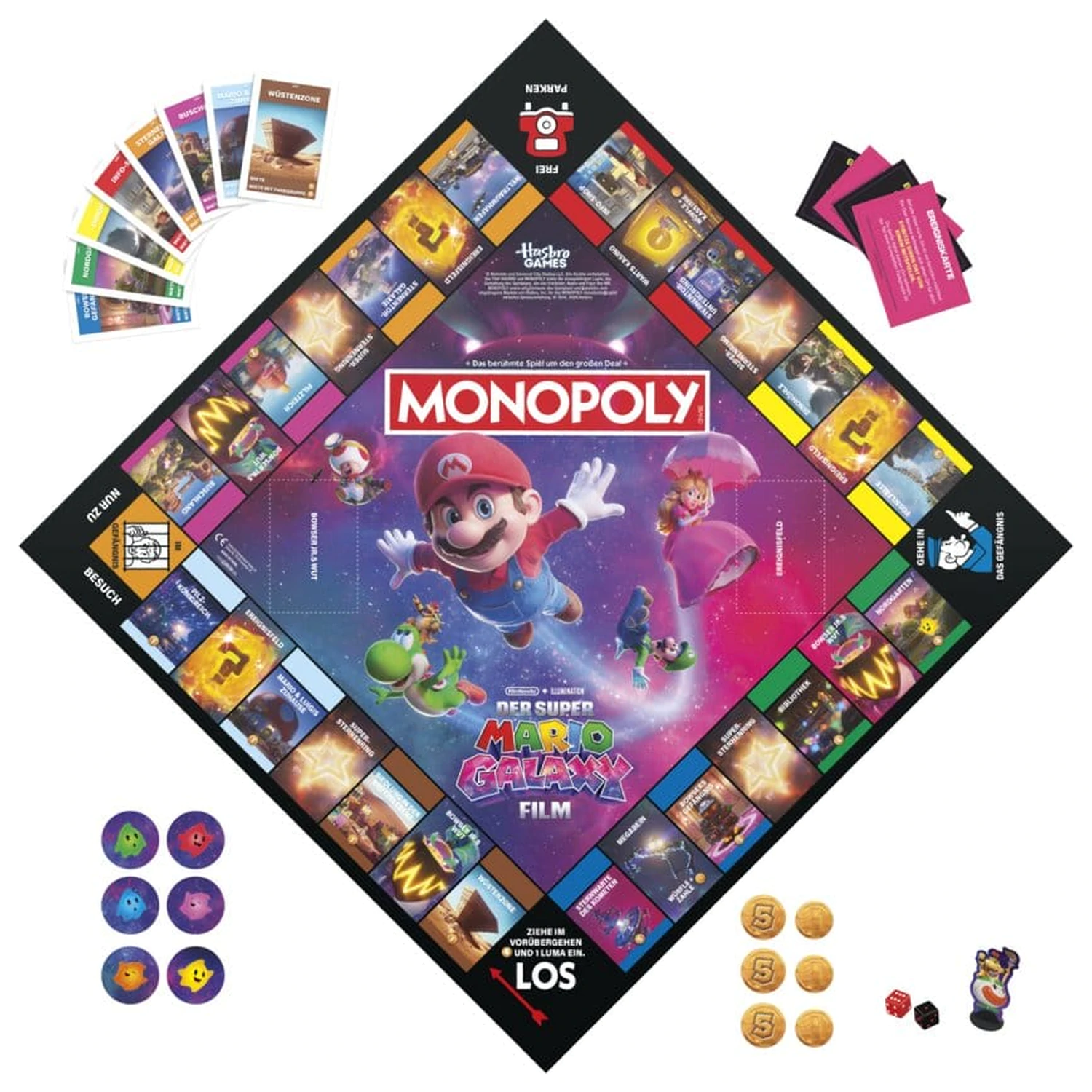 The Super Mario Galaxy Movie Monopoly Brettspiel *deutsche Version* Produktfoto