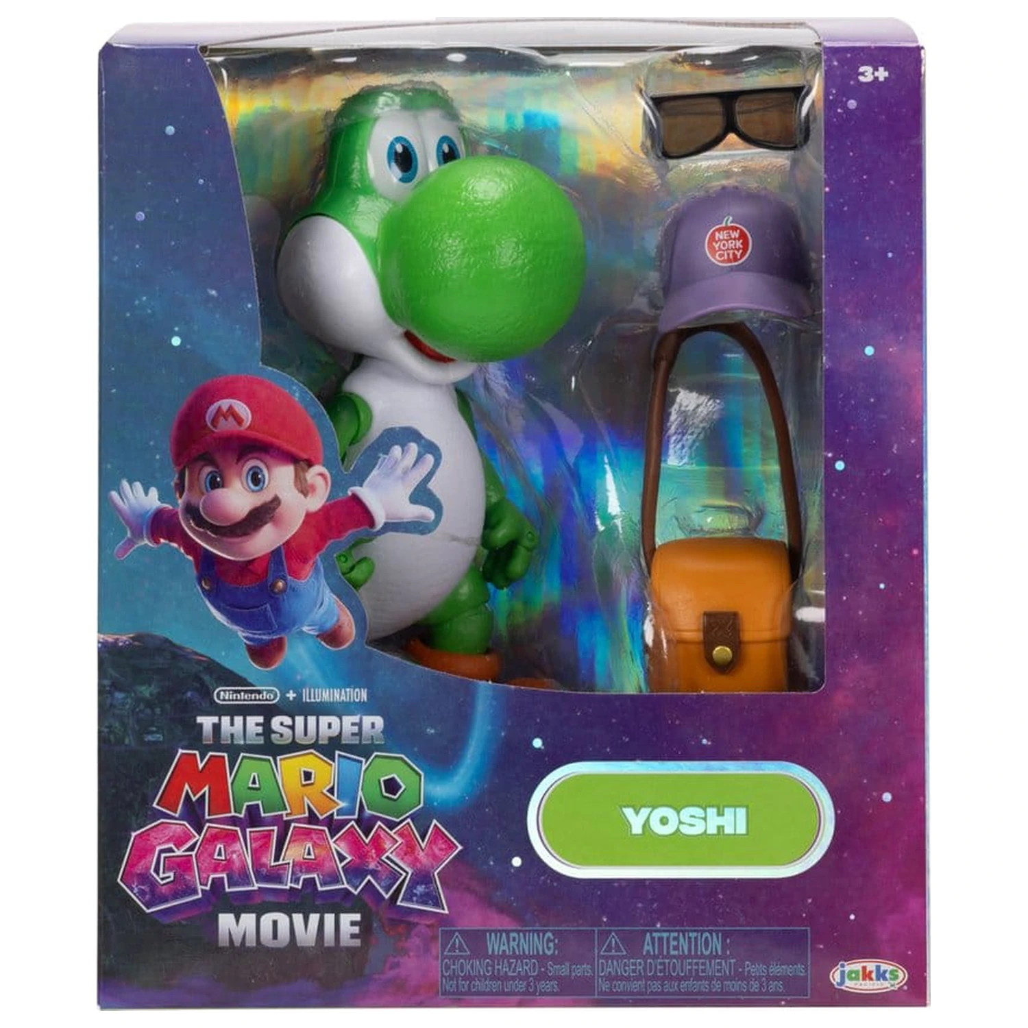 The Super Mario Galaxy Movie Actionfigur Yoshi 13 cm Produktfoto