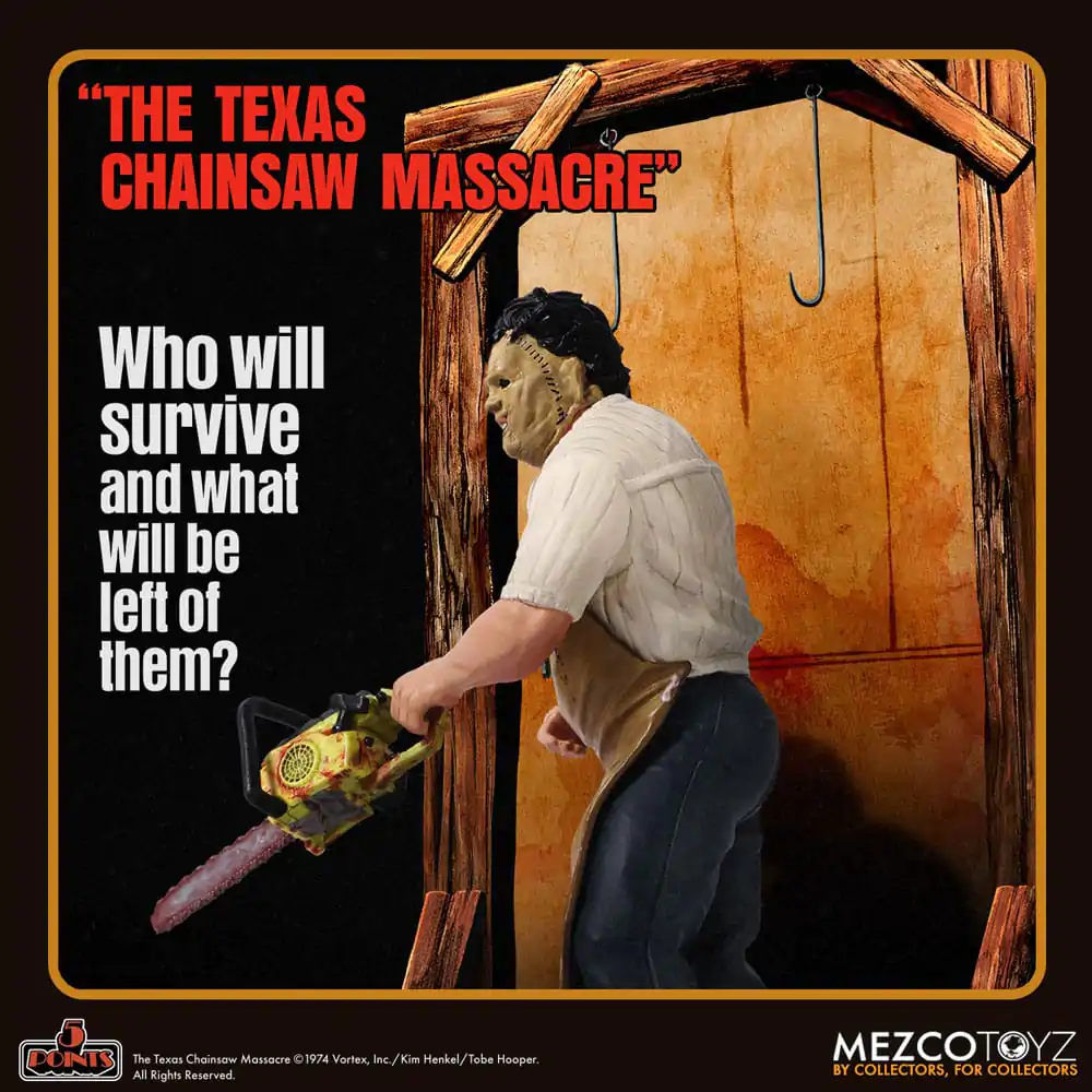 The Texas Chain Saw Massacre (1974) 5 Points Action Figur Leatherface 10 cm Produktfoto