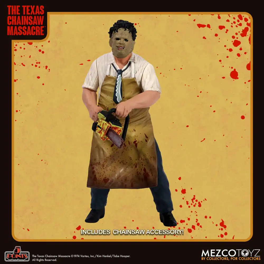 The Texas Chain Saw Massacre (1974) 5 Points Action Figur Leatherface 10 cm Produktfoto