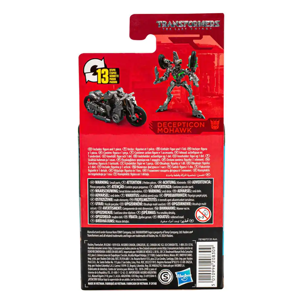 The Transformers 5: The Last Knight Studio Series Core Class Actionfigur Decepticon Mohawk 9 cm Produktfoto