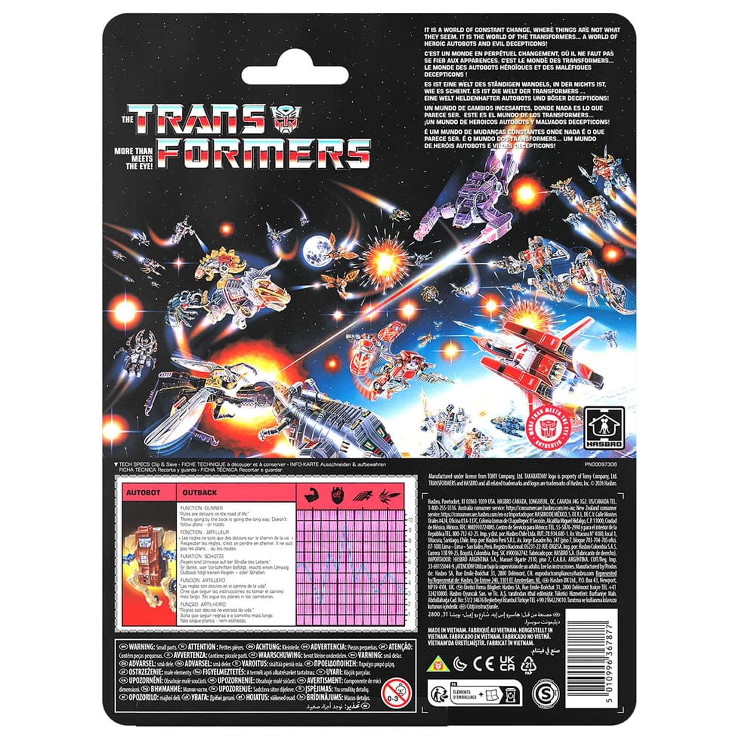 The Transformers Retro G1 Actionfigur Autobot Outback 13 cm Produktfoto
