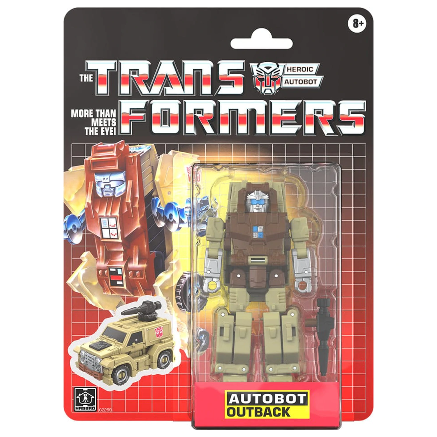 The Transformers Retro G1 Actionfigur Autobot Outback 13 cm Produktfoto
