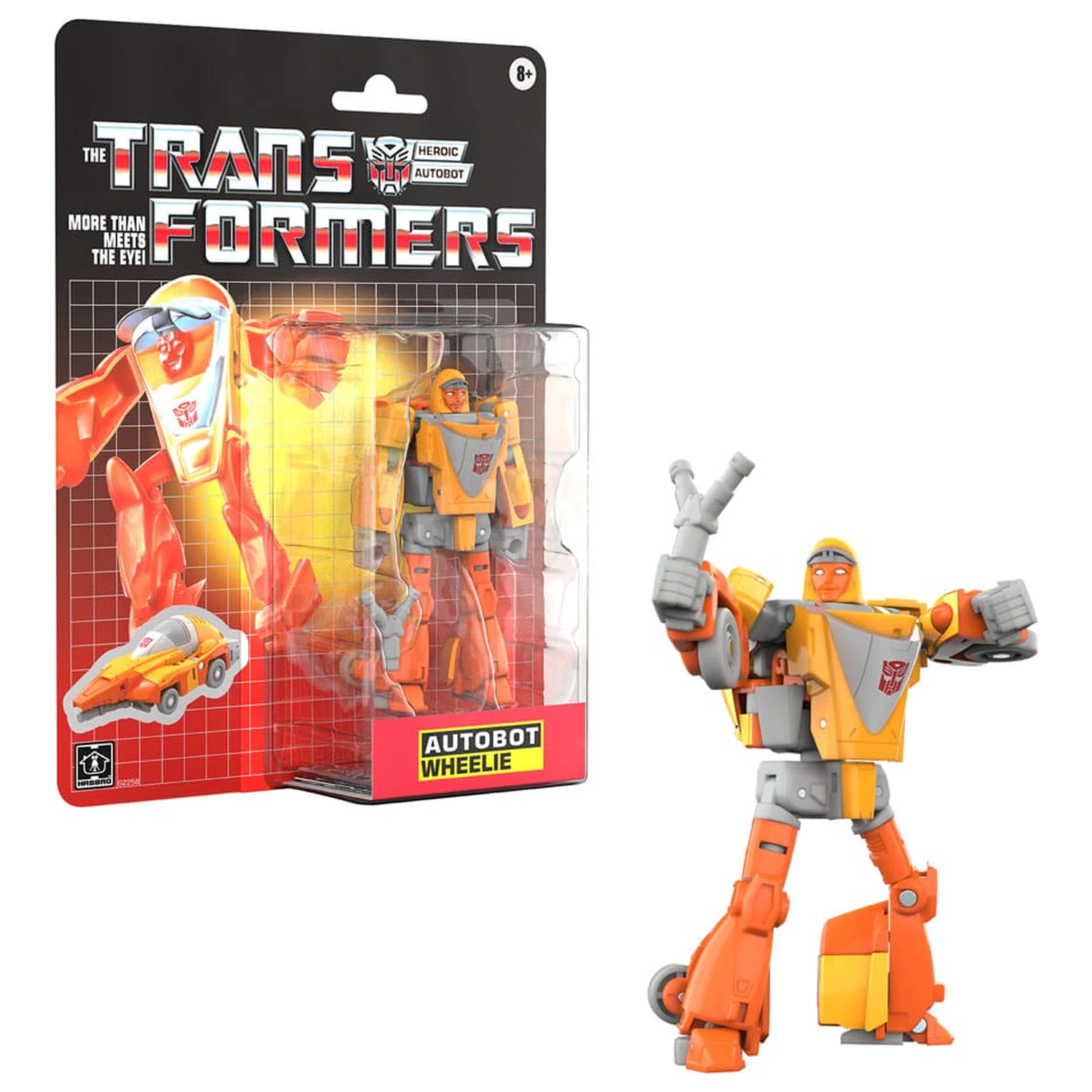 The Transformers Retro G1 Actionfigur Autobot Wheelie 11 cm Produktfoto