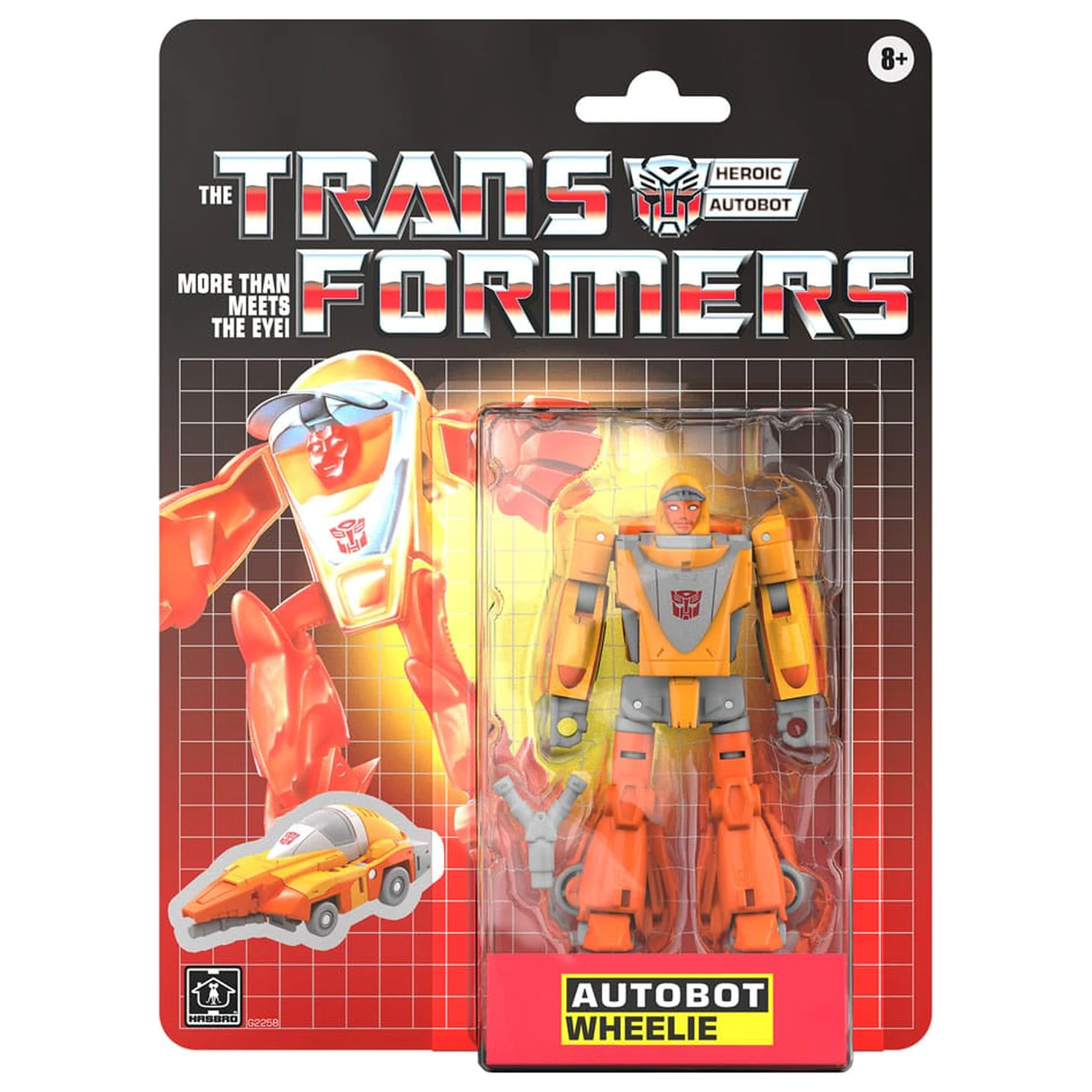 The Transformers Retro G1 Actionfigur Autobot Wheelie 11 cm Produktfoto