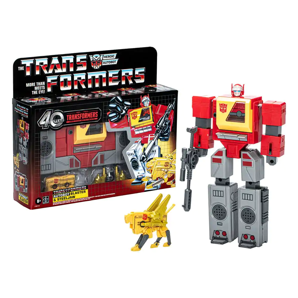 The Transformers Retro G1 Actionfigur Autobot Blaster &amp; Steeljaw 18 cm Produktfoto