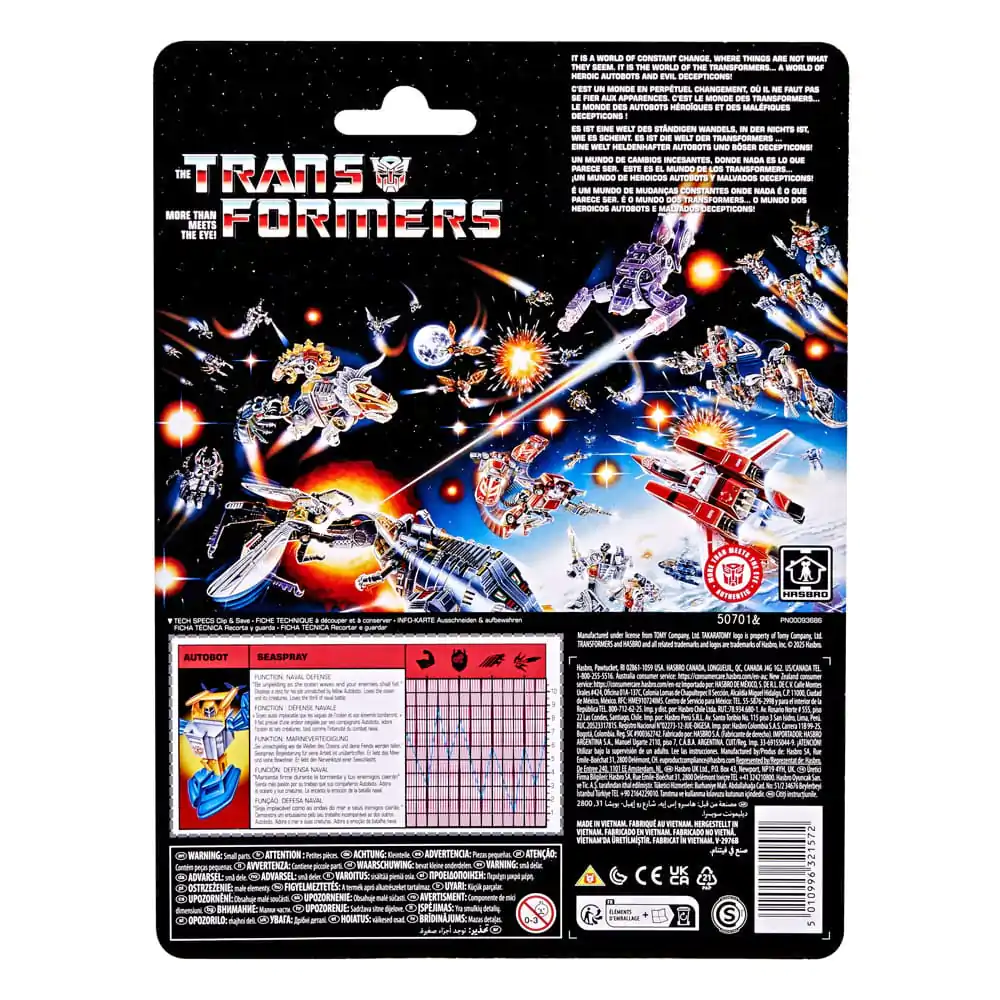 The Transformers Retro G1 Actionfigur Autobot Seaspray 13 cm Produktfoto