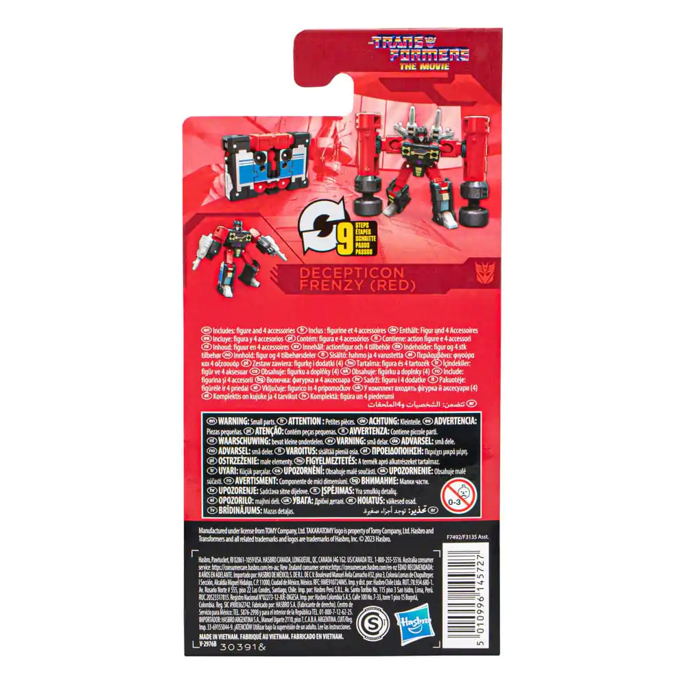 The Transformers: The Movie Generations Studio Series Core Class Actionfigur Decpticon Frenzy (Red) 9 cm Produktfoto