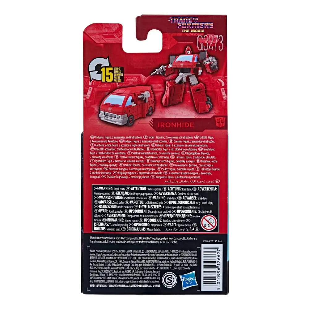 The Transformers: The Movie Generations Studio Series Core Class Action Figur Ironhide 9 cm Produktfoto