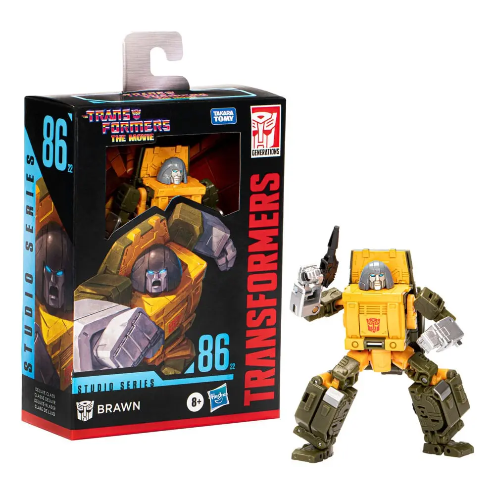 The Transformers: The Movie Generations Studio Series Deluxe Class Action Figur 86-22 Brawn 11 cm Produktfoto