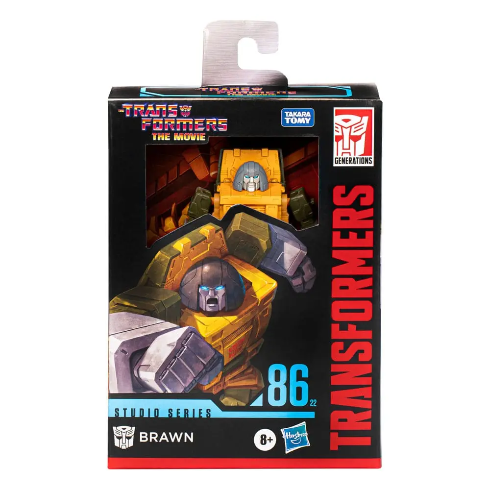 The Transformers: The Movie Generations Studio Series Deluxe Class Action Figur 86-22 Brawn 11 cm Produktfoto