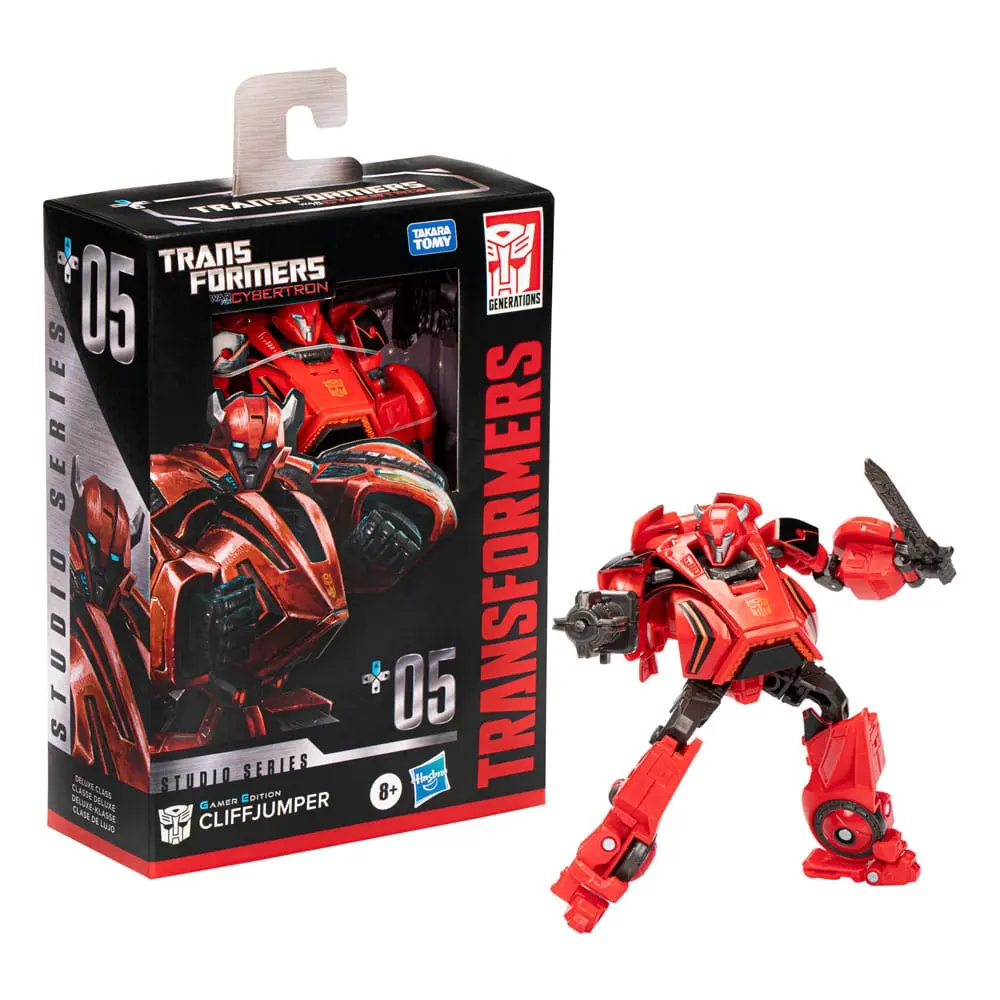 The Transformers: The Movie Generations Studio Series Deluxe Class Action Figur Gamer Edition 05 Cliffjumper 11 cm Produktfoto