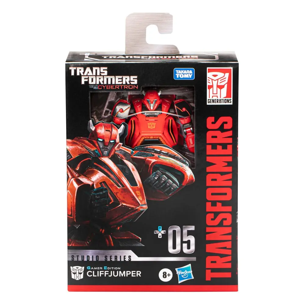 The Transformers: The Movie Generations Studio Series Deluxe Class Action Figur Gamer Edition 05 Cliffjumper 11 cm Produktfoto