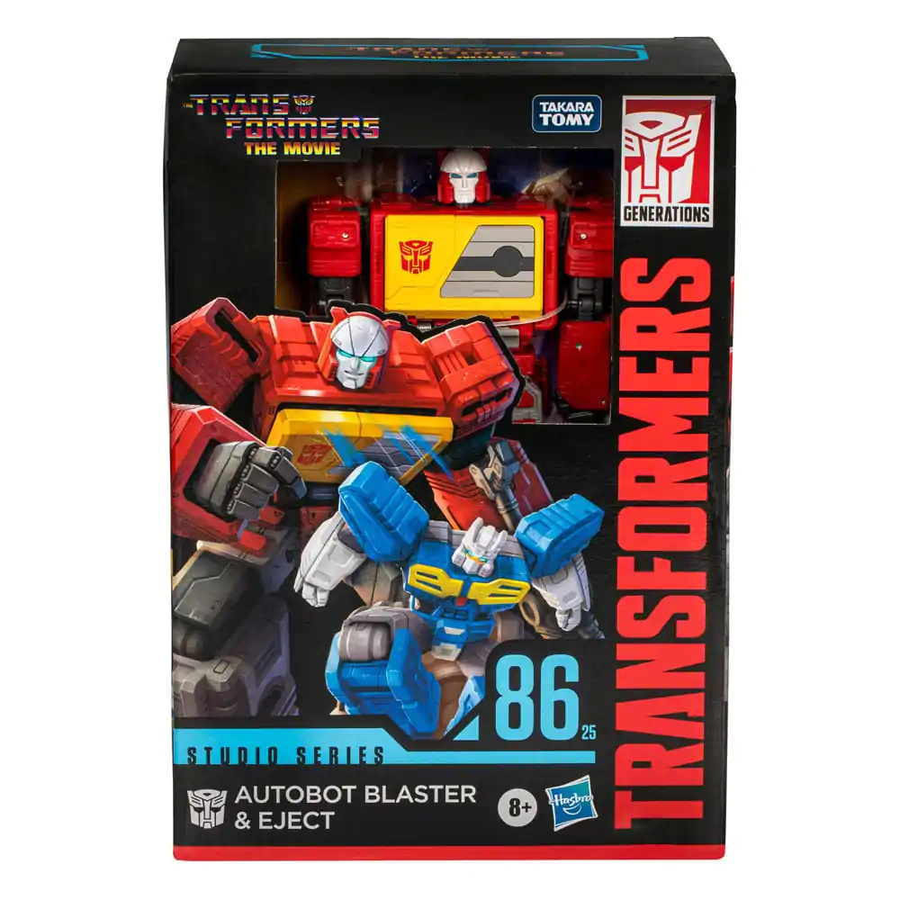 The Transformers: The Movie Generations Studio Series Voyager Class Actionfigur Autobot Blaster &amp; Eject 16 cm Produktfoto