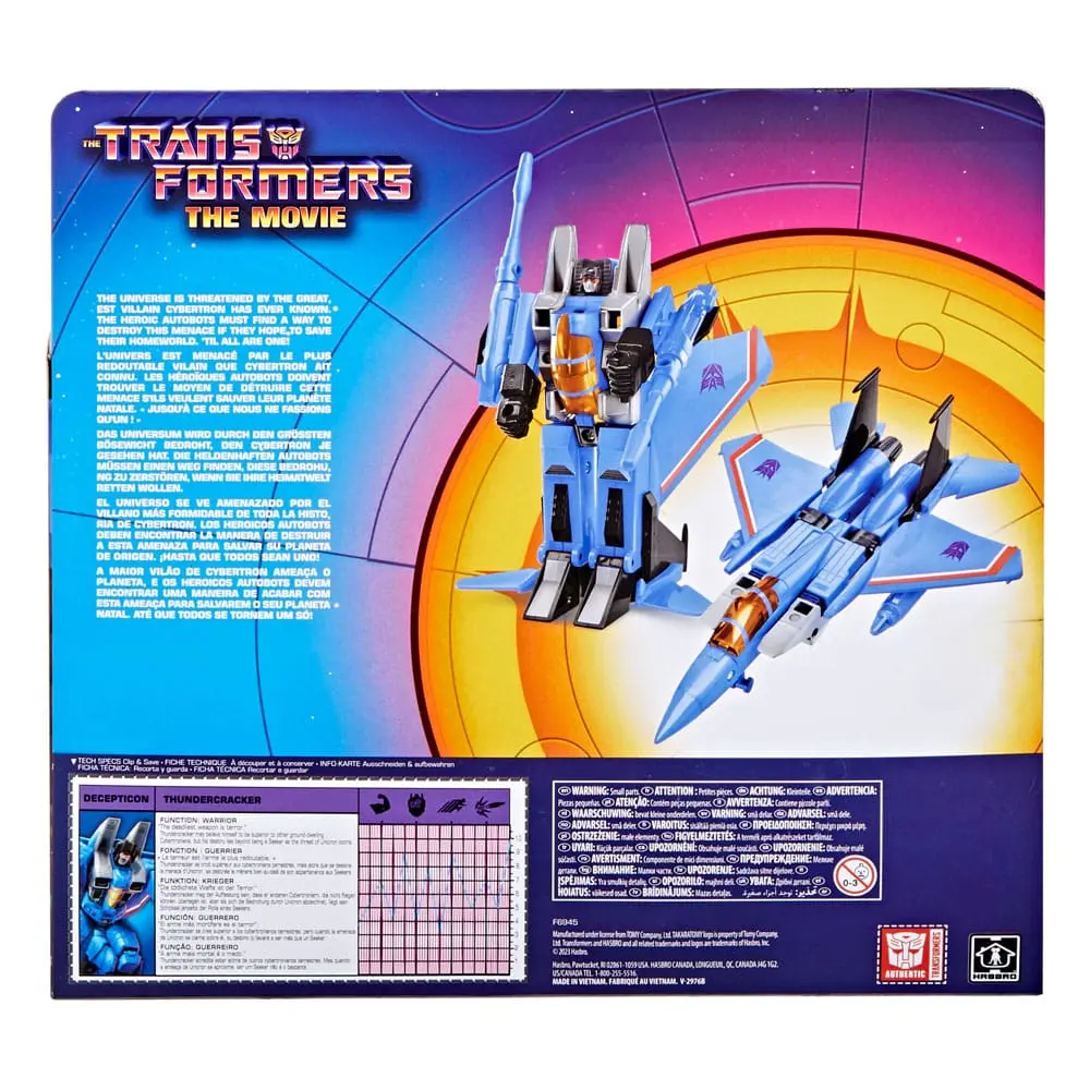 The Transformers: The Movie Retro Actionfigur Thundercracker 14 cm Produktfoto