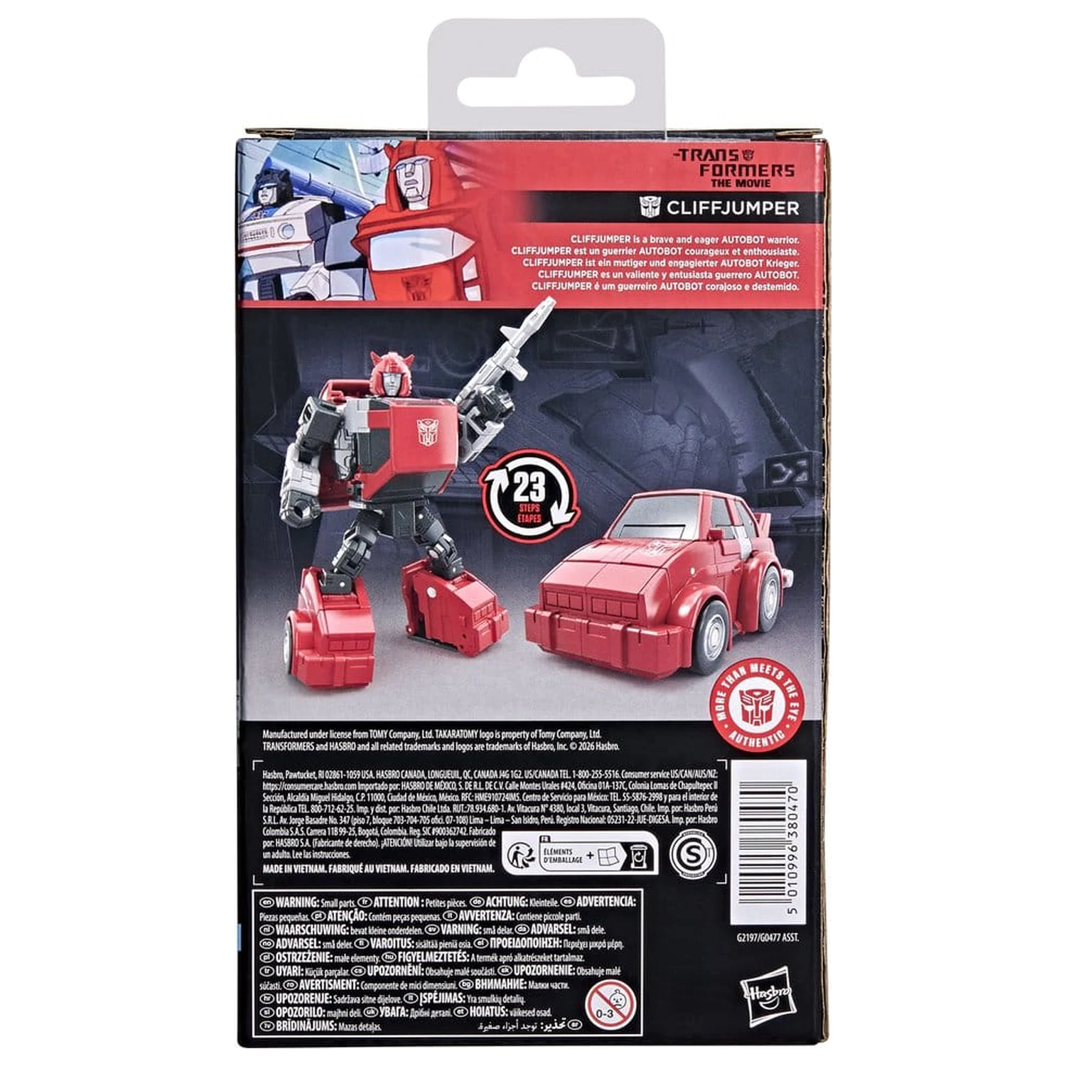 The Transformers: The Movie Studio Series Deluxe Class Actionfigur Cliffjumper 10 cm Produktfoto
