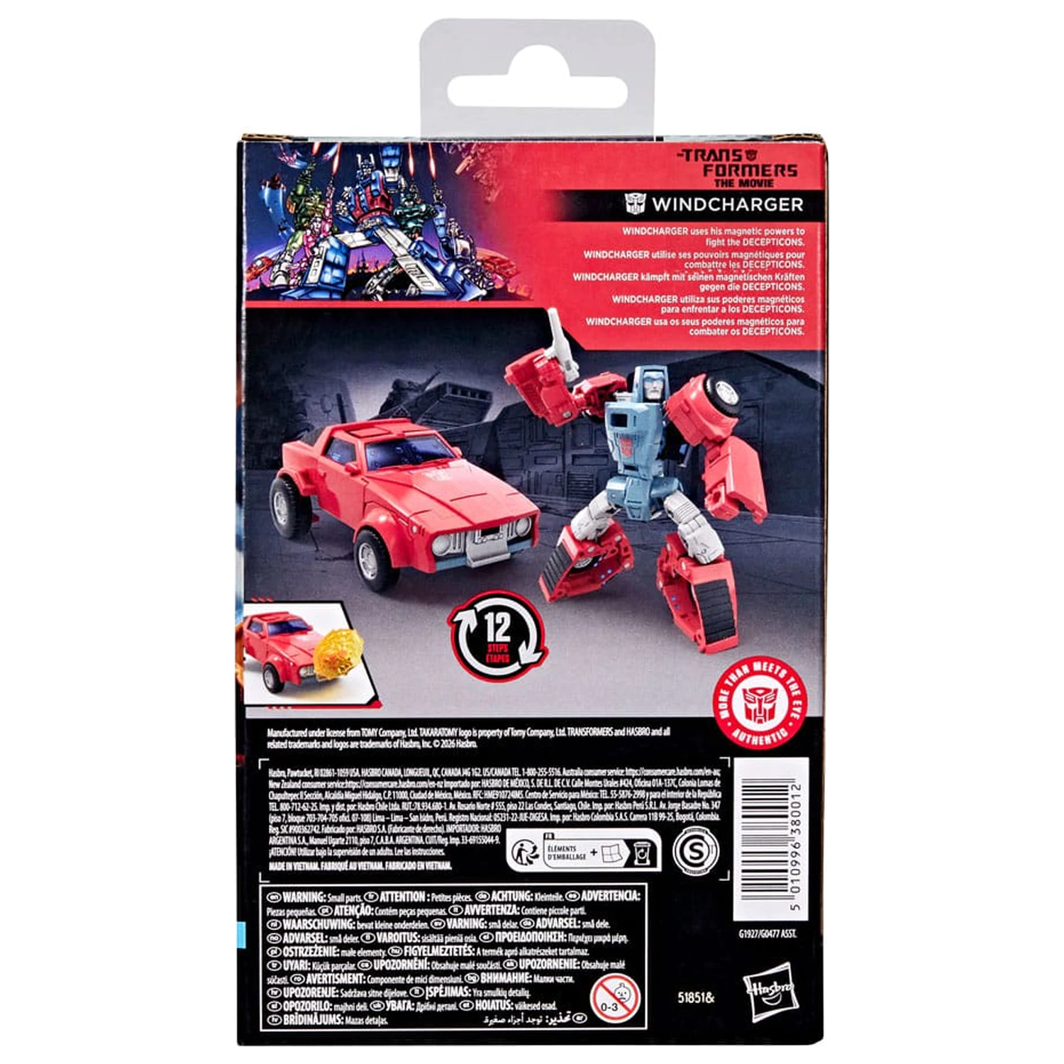 The Transformers: The Movie Studio Series Deluxe Class Actionfigur Windcharger 11 cm Produktfoto