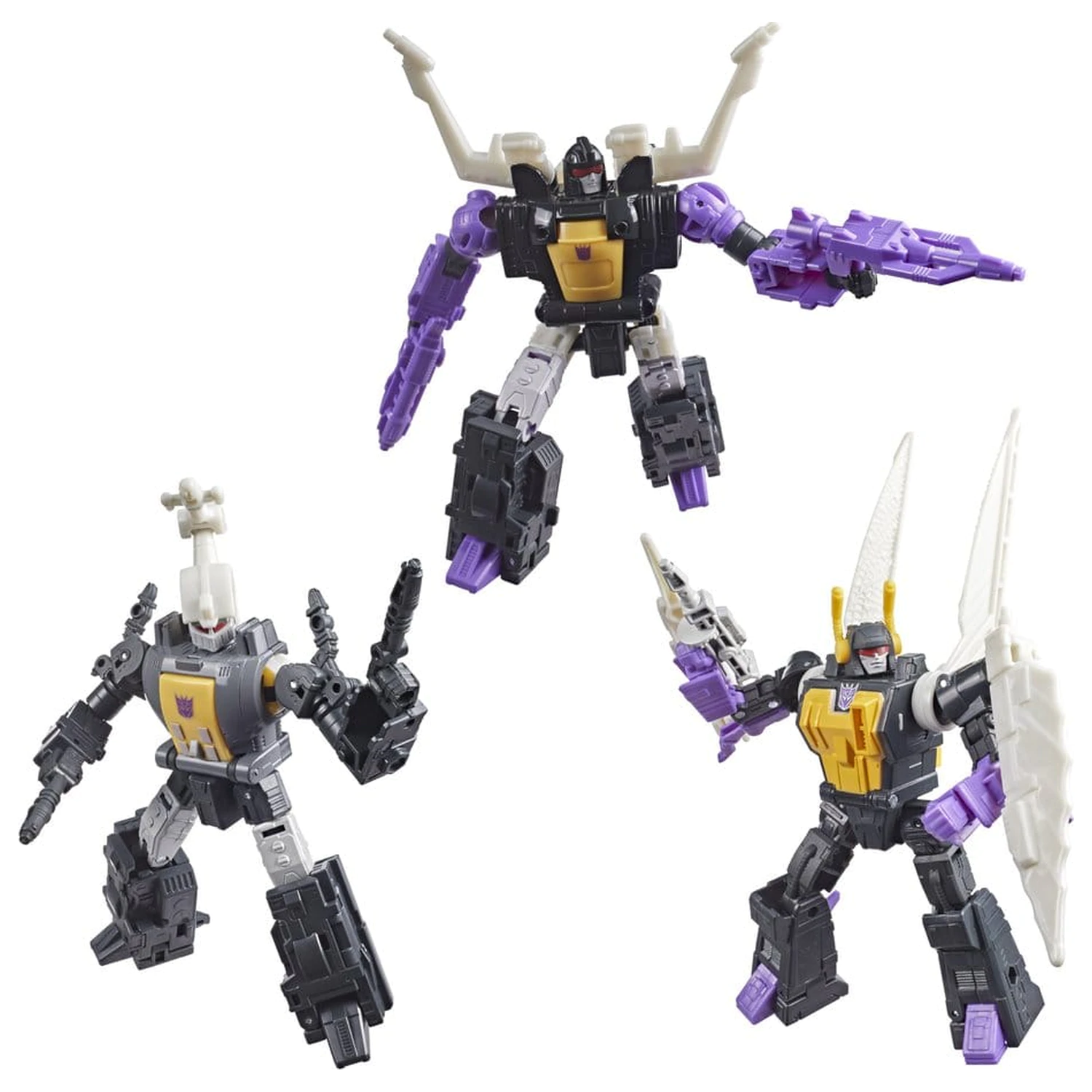 The Transformers: The Movie Studio Series Deluxe Class Actionfigur 3er-Pack Insecticon Bombshell, Shrapnel & Kickback 14 cm Produktfoto