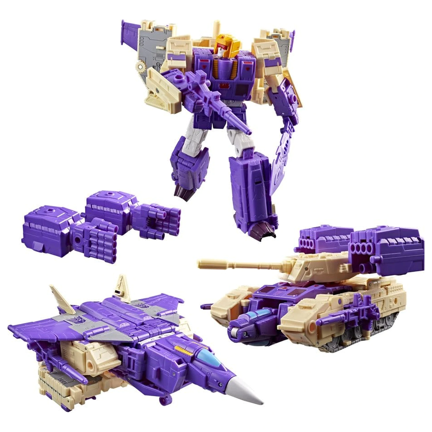 The Transformers: The Movie Studio Series Leader Class Actionfigur Blitzwing 18 cm Produktfoto