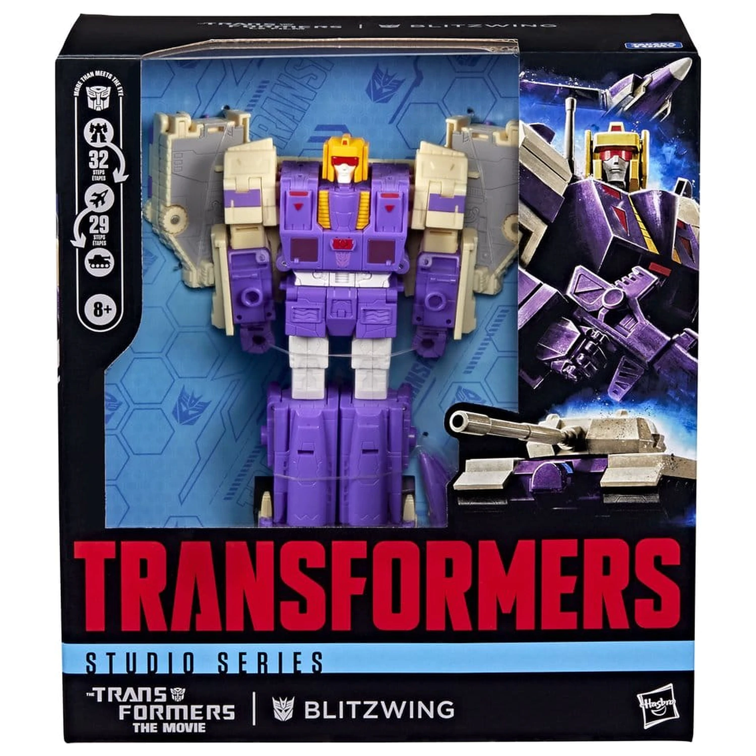 The Transformers: The Movie Studio Series Leader Class Actionfigur Blitzwing 18 cm Produktfoto