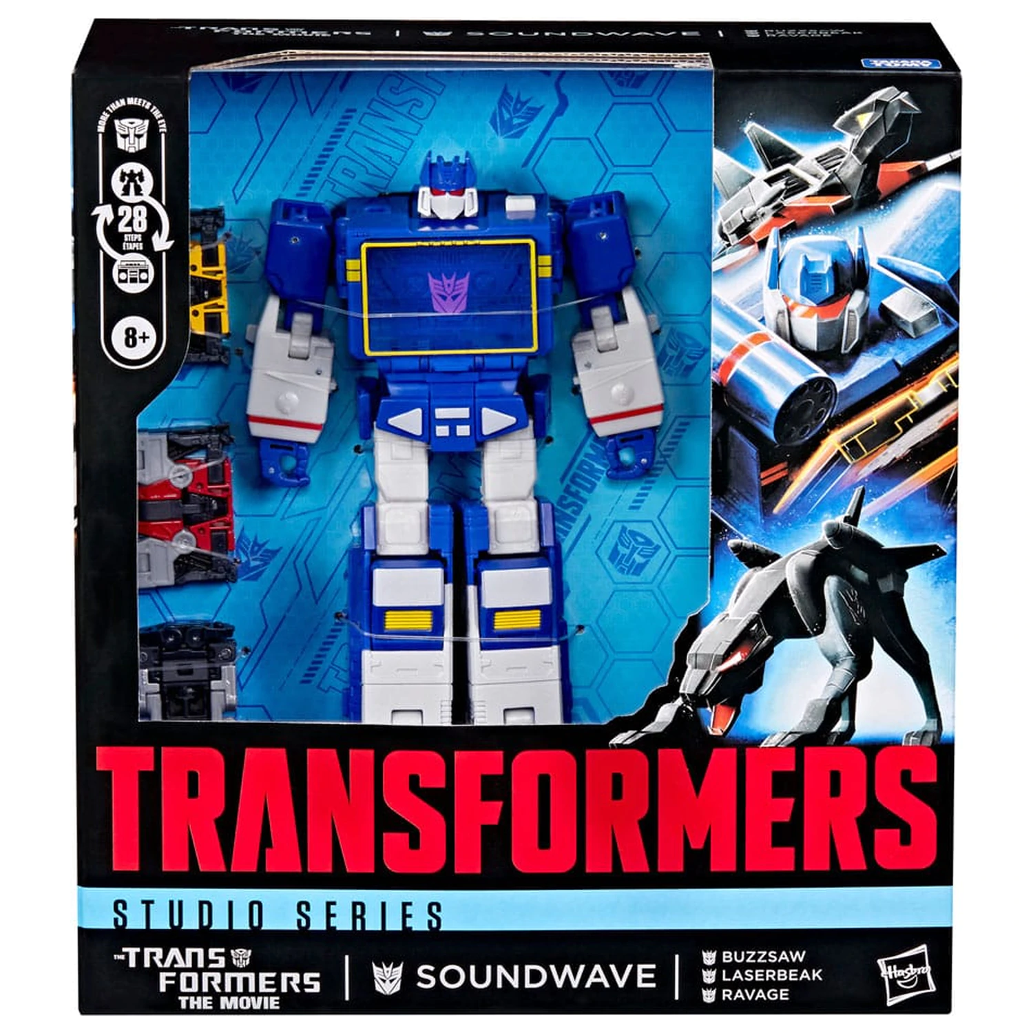 The Transformers: The Movie Studio Series Leader Class Action-Figur Soundwave 22 cm Produktfoto