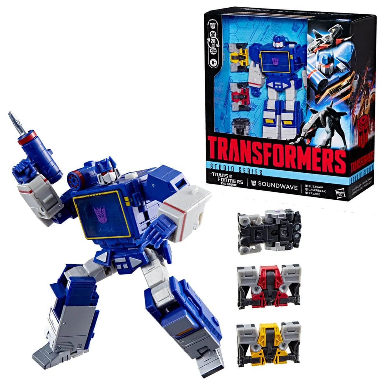 The Transformers: The Movie Studio Series Leader Class Action-Figur Soundwave 22 cm Produktfoto
