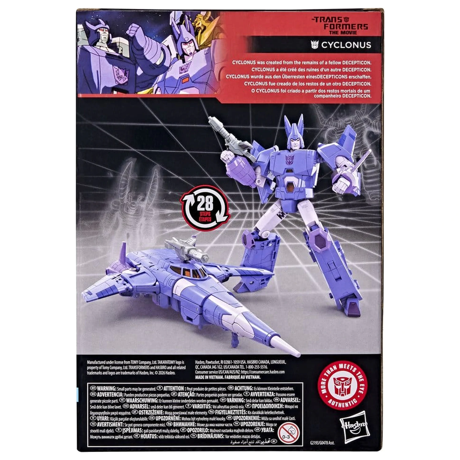 The Transformers: The Movie Studio Series Voyager Class Action-Figur Cyclonus 20 cm Produktfoto