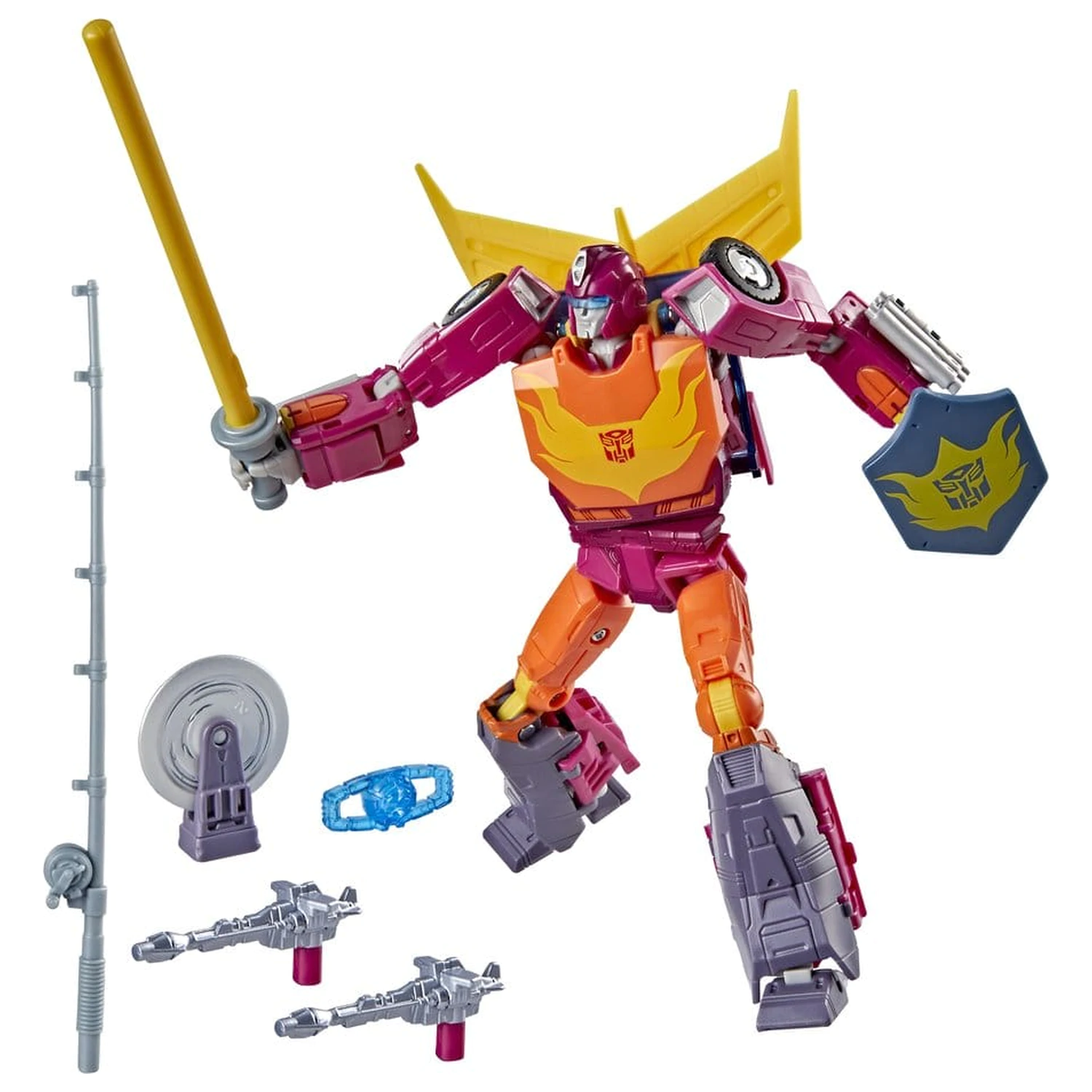 The Transformers: The Movie Studio Series Voyager Class Action Figur MTMTE Collection: Autobot Hot Rod 14 cm Produktfoto