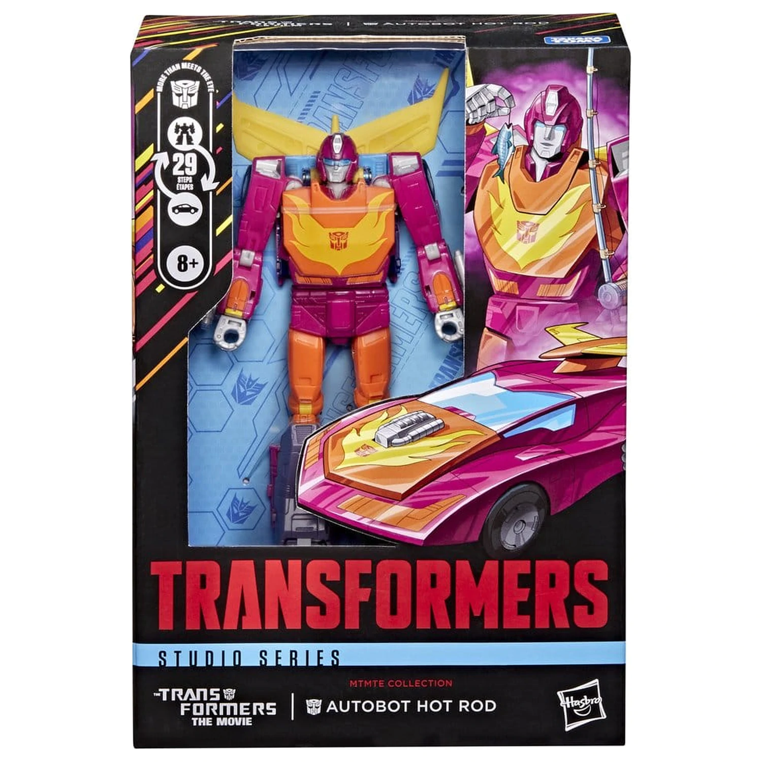 The Transformers: The Movie Studio Series Voyager Class Action Figur MTMTE Collection: Autobot Hot Rod 14 cm Produktfoto