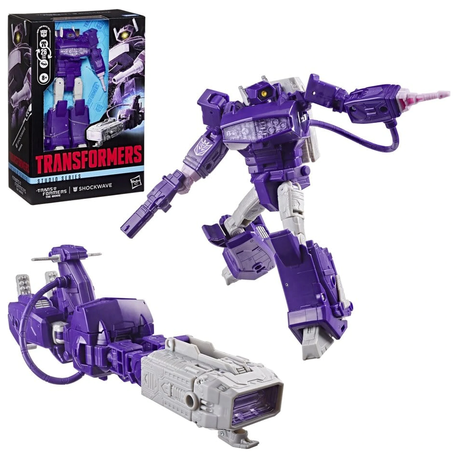 The Transformers: The Movie Studio Series Voyager Class Actionfigur Shockwave 17 cm Produktfoto