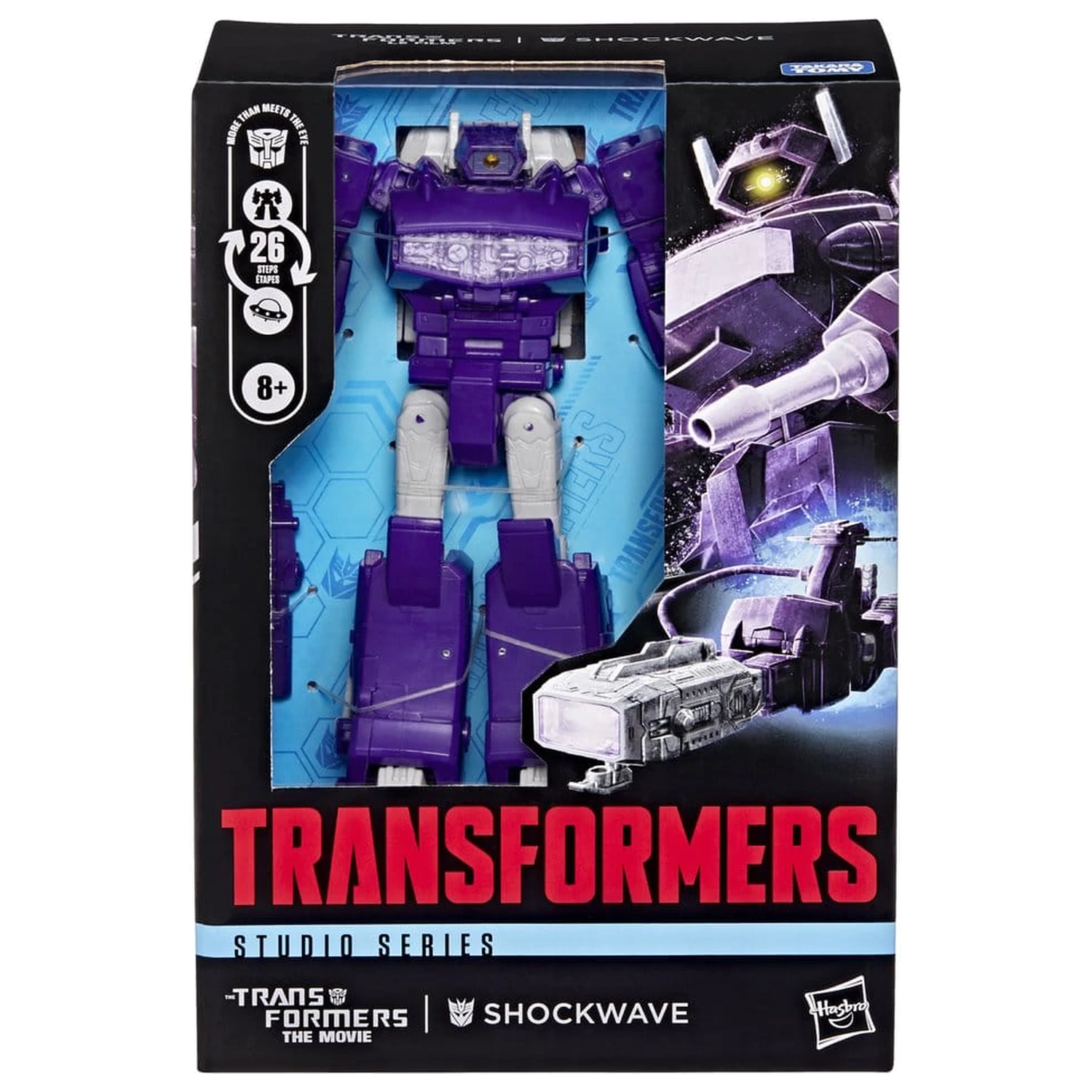 The Transformers: The Movie Studio Series Voyager Class Actionfigur Shockwave 17 cm Produktfoto
