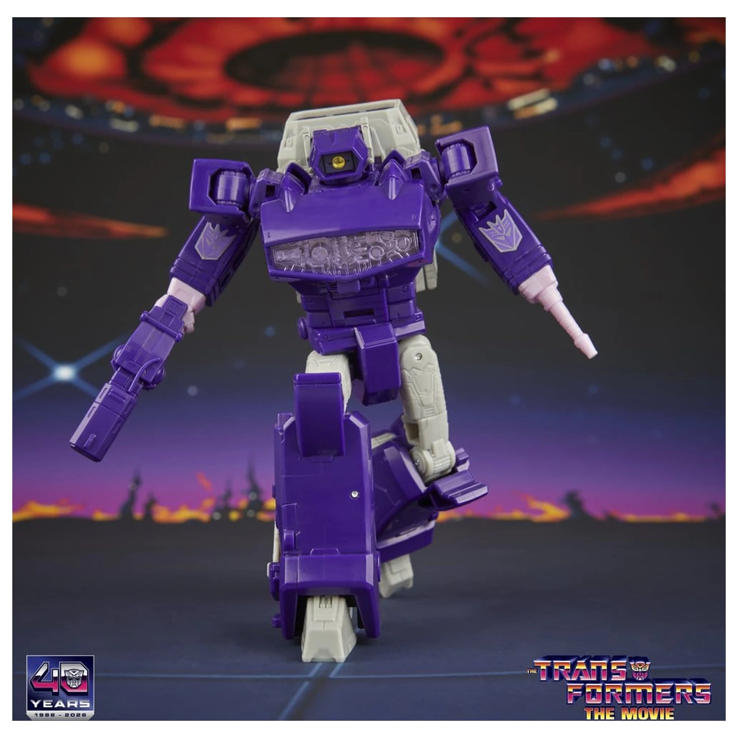The Transformers: The Movie Studio Series Voyager Class Actionfigur Shockwave 17 cm Produktfoto