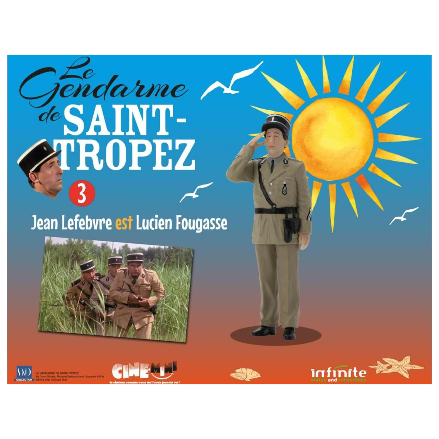 The Troops of St. Tropez Lucien Fougasse Figur 10cm Produktfoto