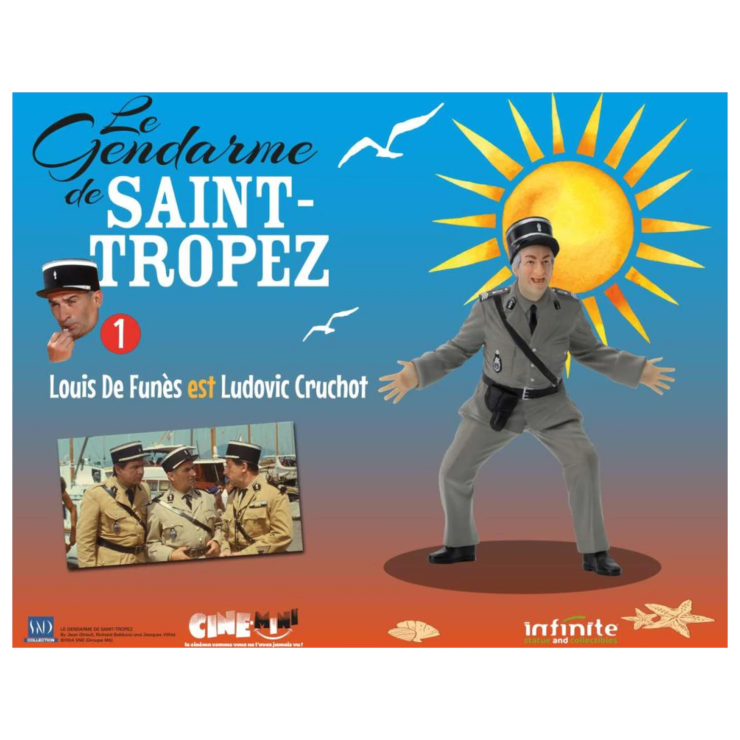 The Troops of St. Tropez Ludovic Cruchot Figur 10cm Produktfoto