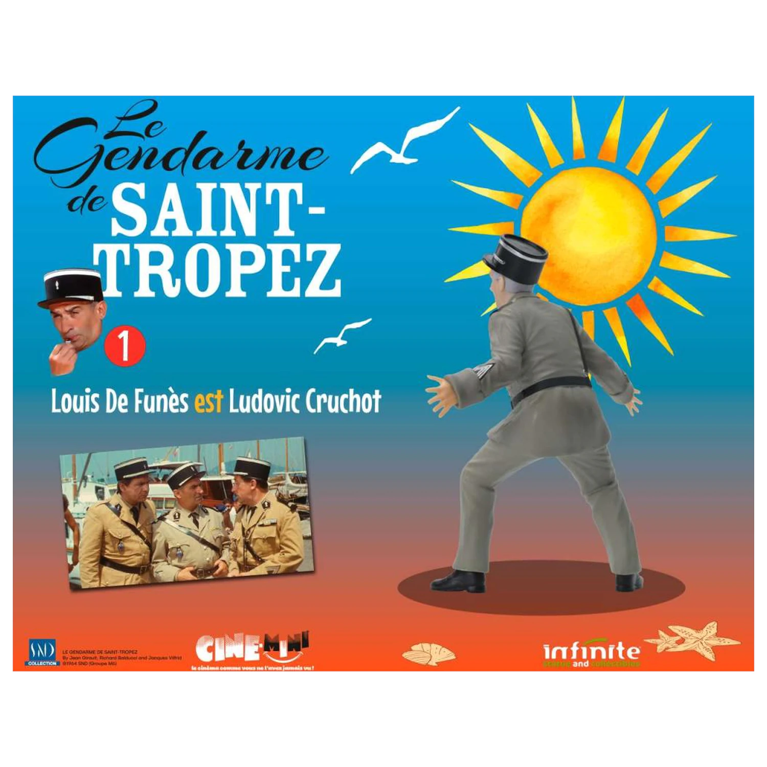 The Troops of St. Tropez Ludovic Cruchot Figur 10cm Produktfoto