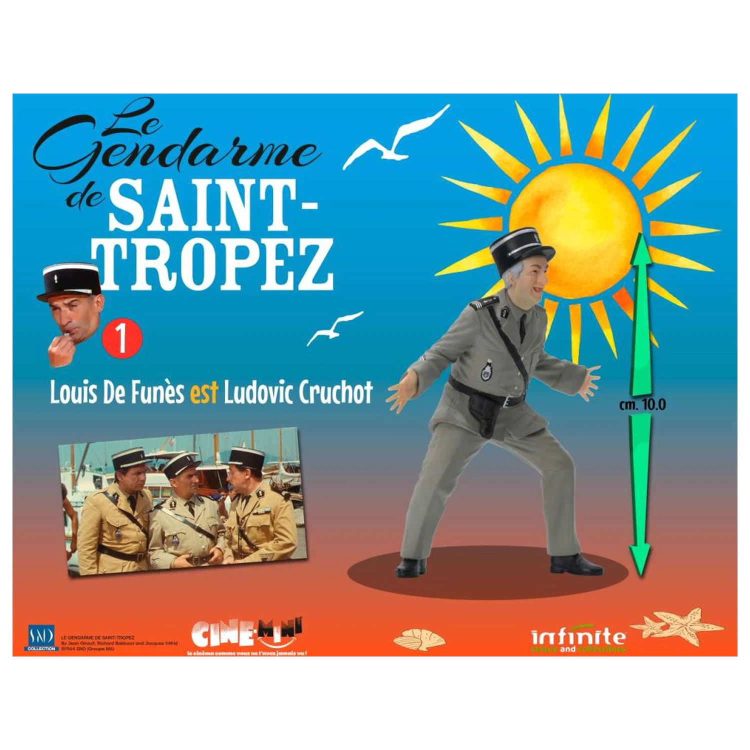 The Troops of St. Tropez Ludovic Cruchot Figur 10cm Produktfoto