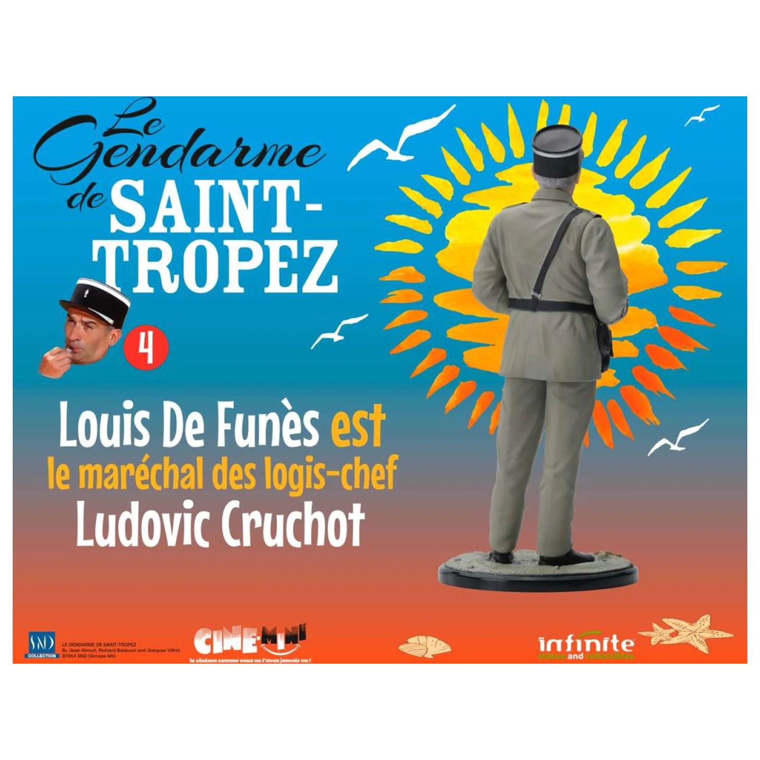The Troops of St. Tropez Ludovic Cruchot Figur 16 cm Produktfoto