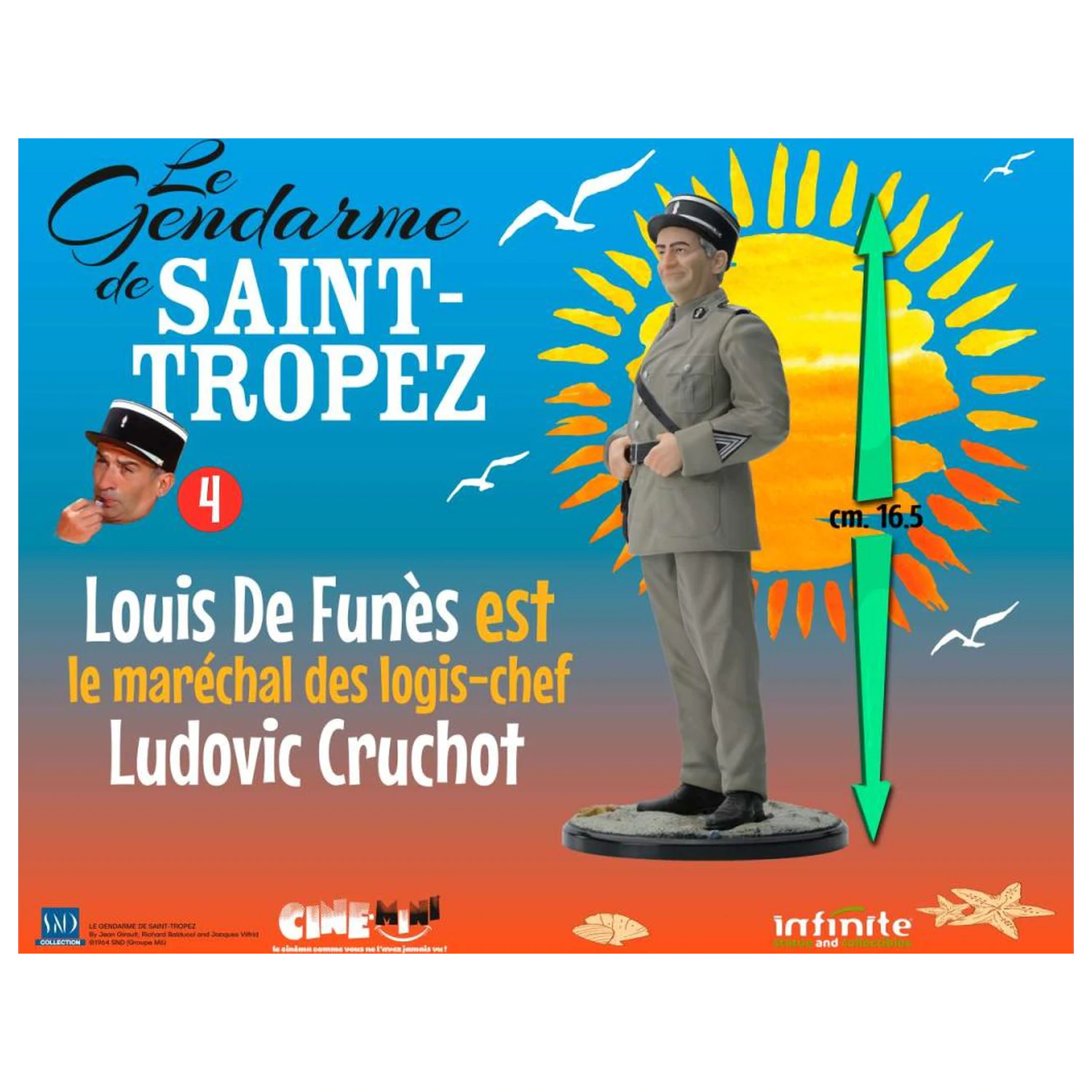 The Troops of St. Tropez Ludovic Cruchot Figur 16 cm Produktfoto
