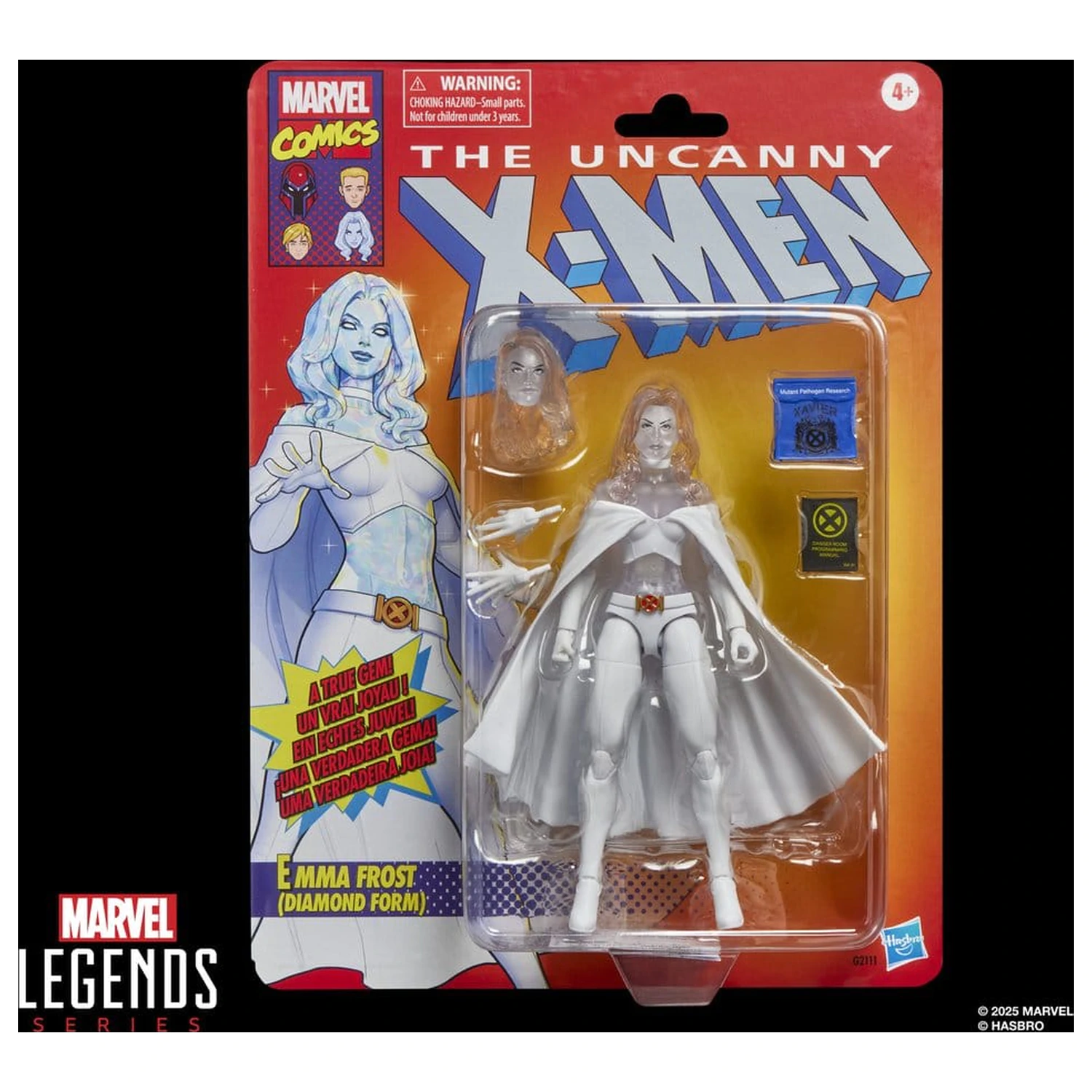 The Uncanny X-Men Marvel Legends Actionfigur Emma Frost (Diamond Form) 15 cm Produktfoto