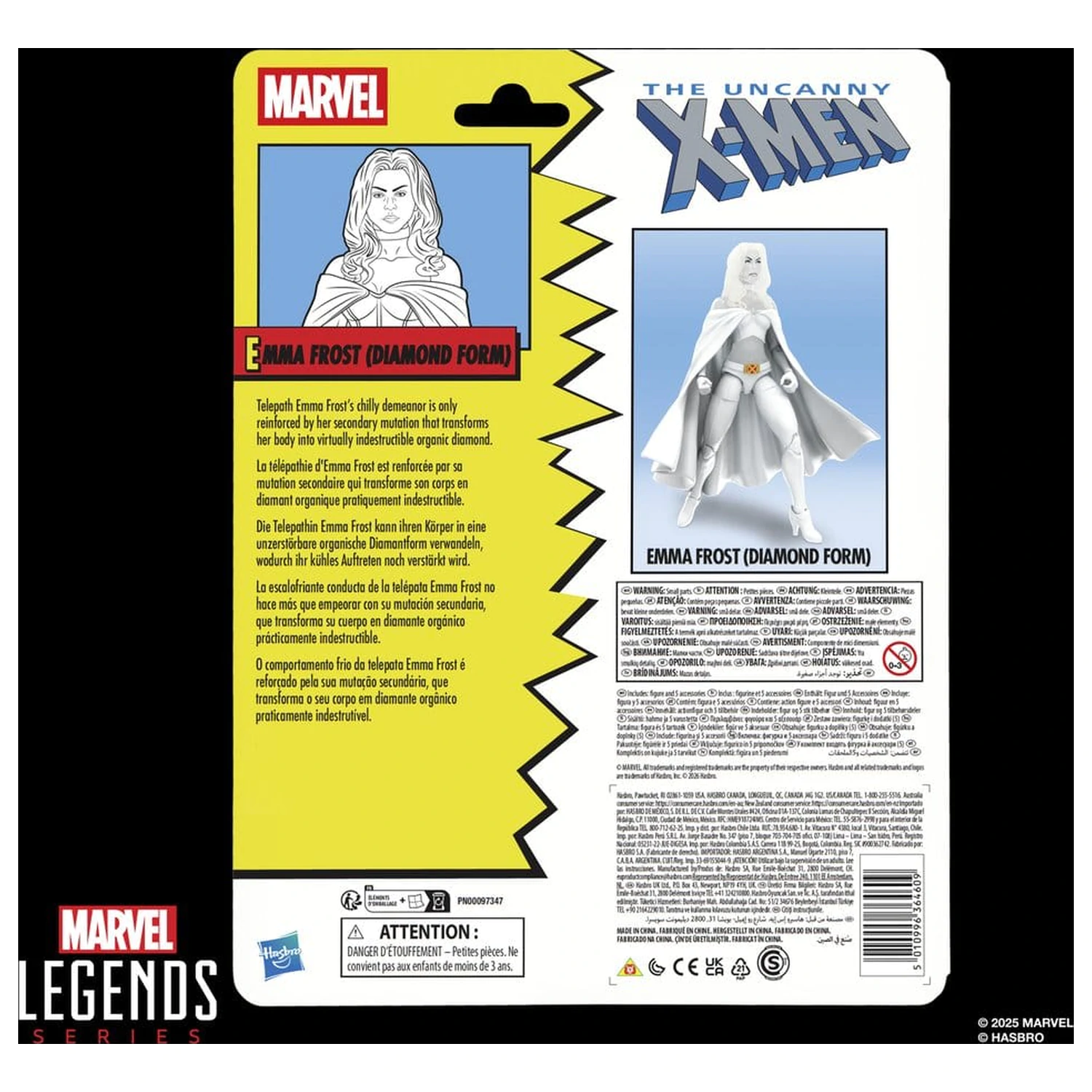 The Uncanny X-Men Marvel Legends Actionfigur Emma Frost (Diamond Form) 15 cm Produktfoto