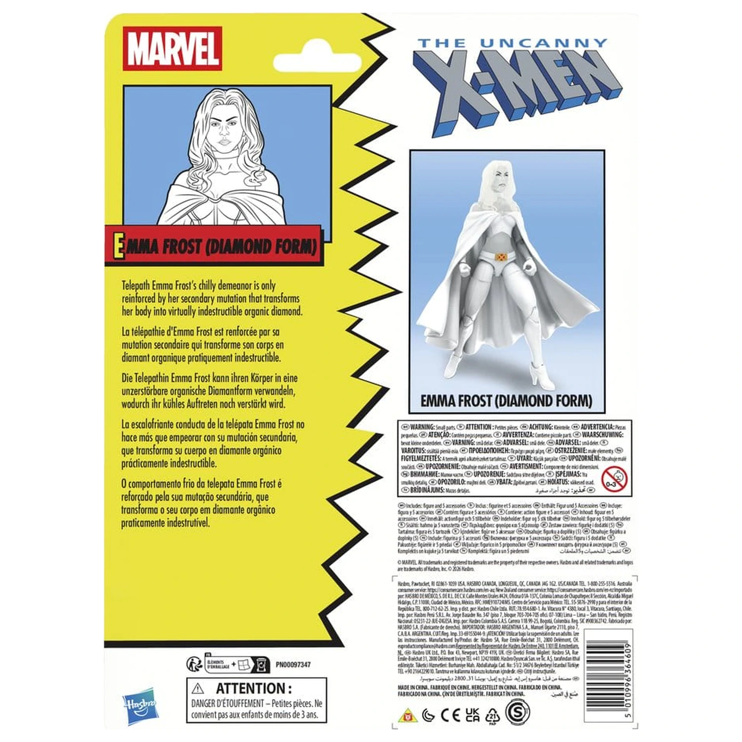 The Uncanny X-Men Marvel Legends Actionfigur Emma Frost (Diamond Form) 15 cm Produktfoto