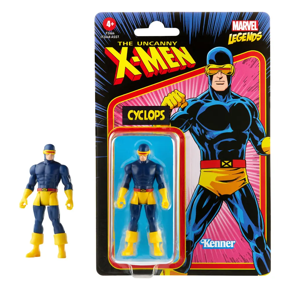 The Uncanny X-Men Marvel Legends Retro Collection Actionfigur Cyclops 10 cm Produktfoto