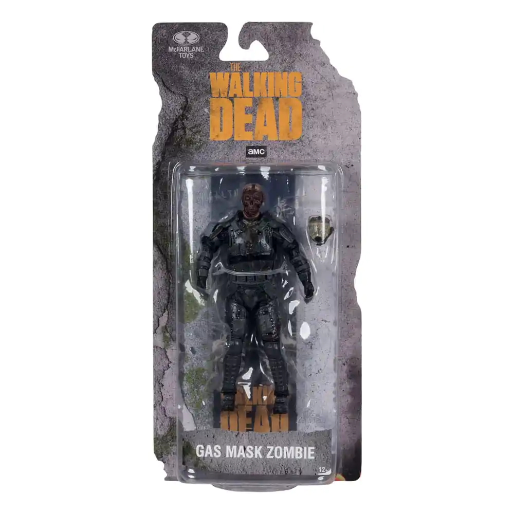 The Walking Dead Action Figur Gasmasken Zombie (Staffel 4) 13 cm Produktfoto
