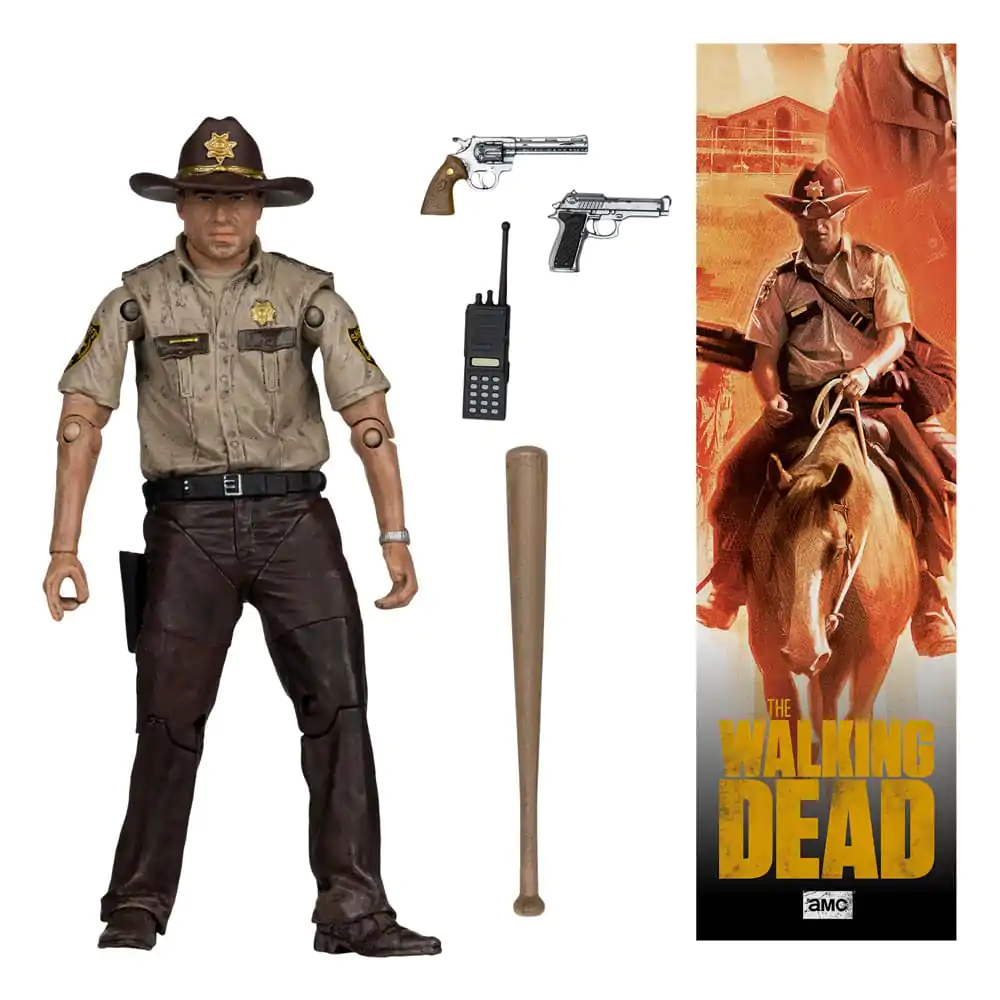 The Walking Dead Actionfigur Rick Grimes (Season 1) 15 cm Produktfoto