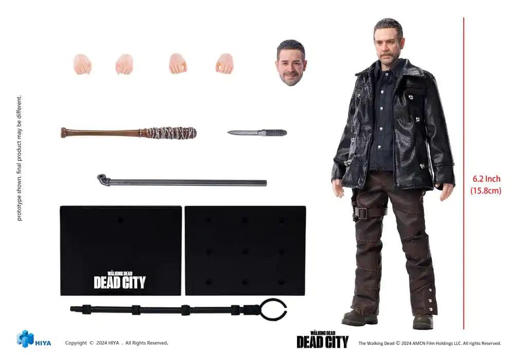 The Walking Dead: Dead City Exquisite Super Series Actionfigur 1/12 Negan 16 cm termékfotó