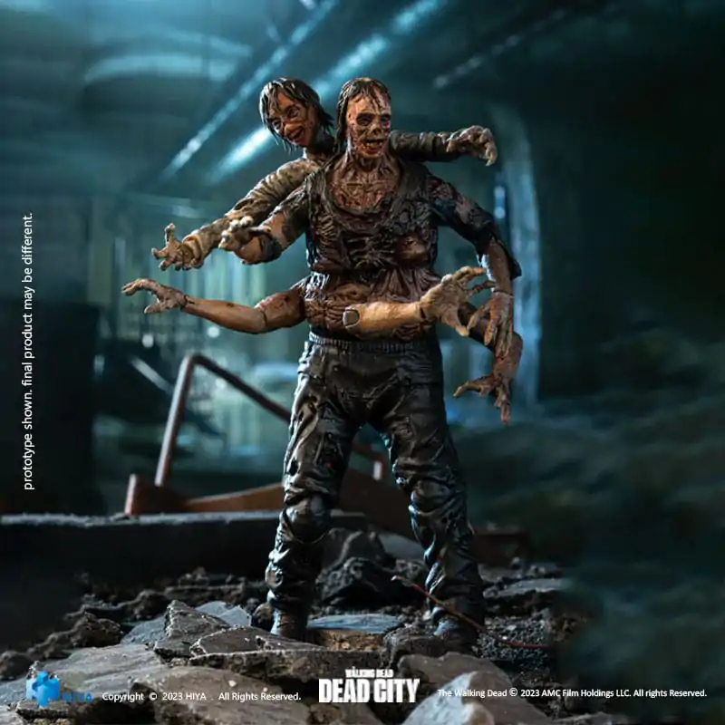 The Walking Dead Exquisite Mini Actionfigur 1/18 Dead City Walker King 11 cm termékfotó