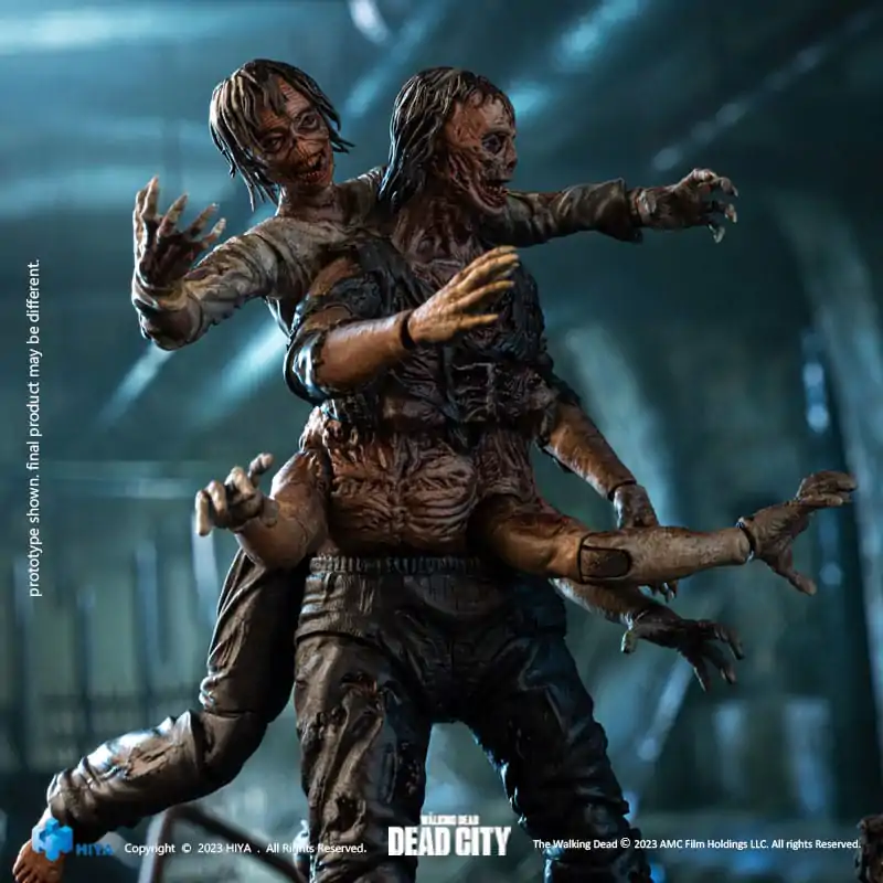 The Walking Dead Exquisite Mini Actionfigur 1/18 Dead City Walker King 11 cm termékfotó