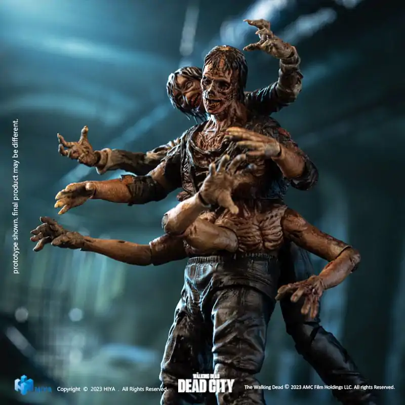 The Walking Dead Exquisite Mini Actionfigur 1/18 Dead City Walker King 11 cm termékfotó