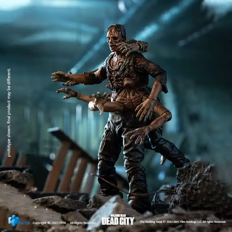 The Walking Dead Exquisite Mini Actionfigur 1/18 Dead City Walker King 11 cm termékfotó